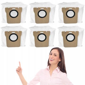shumee 6 x VREČKE za Dreame L10S Ultra L10 L20, za Xiaomi Vacuum X10 X10+ X20+