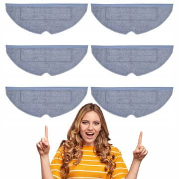 shumee Roborock S7 / S7 max / S7 Plus / S8 Mop Pads SET krp 6 kos