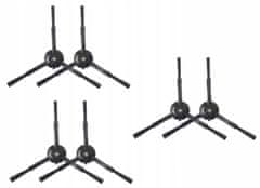 shumee Stranske krtače za RoboRock S50 S55 črne