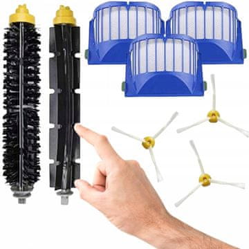 shumee Komplet sesalnikov iRobot Roomba 600, pribor, krtače, filtri