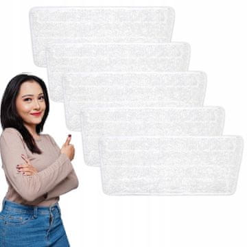 shumee Vložki za parne krpe VILEDA Steam PLUS XXL 40 cm Set 5