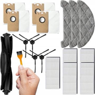 shumee Dodatki za VIOMI S9 Sesalnik Filtri Krtače Vrečke Mops Velik set