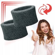 shumee 2 x zamenjava filtra vlažilnika zraka Philips serije 2000