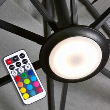 Platinum Natural LED osvetlitev za vrtne senčnike PLATINUM črne Homms