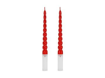 PartyDeco Svečke v obliki Božička, 25 cm, mešane (1 paket / 2 kosa)