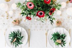 shumee Mat sveča v obliki kroglice, bela, 6 cm (1 paket / 10 kosov)