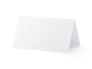 shumee Kartice za mizo - Pike, zlate, 9,5x5,5 cm (1 paket / 10 kosov)