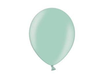 PartyDeco Baloni 30 cm, kovinsko svetlo zeleni (1 paket / 100 kosov)