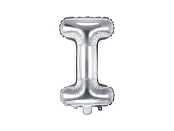 shumee Folija balon Črka ''I'', 35 cm, srebrn (1 karton / 50 kosov)