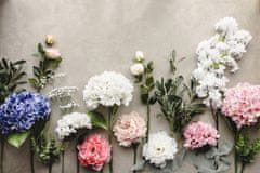 shumee Umetna roža - češnjev cvet, 97 cm, bela