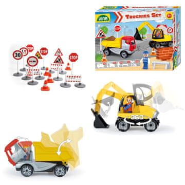 Denis LENA, set tovornjakov, gradbišče