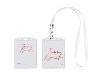 shumee Značka Team Bride, 8,7 x 12,5 cm (1 paket / 4 kosi)