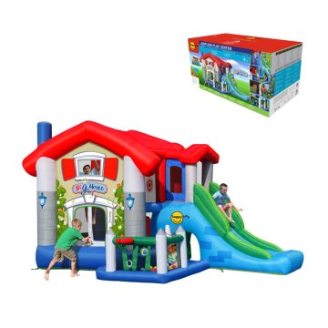 Denis Napihljiva igralna hišica, 455x330x265cm, Velika zabavna hiša