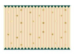 PartyDeco Papirnat prt Črte z zvezdicami, mešan, 180 x 120 cm
