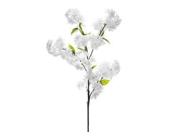 shumee Umetna roža - češnjev cvet, 97 cm, bela