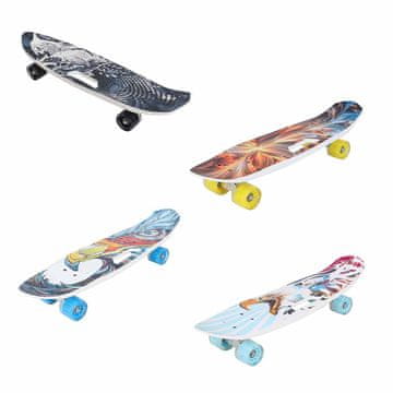 Denis Deskarska deska s kolesi LED in ročajem, raznolika
