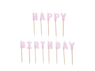 shumee Svečke za rojstni dan, 2,5 cm, vijolične (1 paket / 13 kosov)