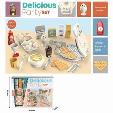 Denis Komplet za zajtrk, vaflje in pico