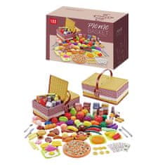 Denis Košara za piknik, komplet za otroke, 103-dij