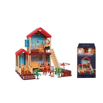 Denis Set za princeskino hišo, luč, baterije, 96-dij.