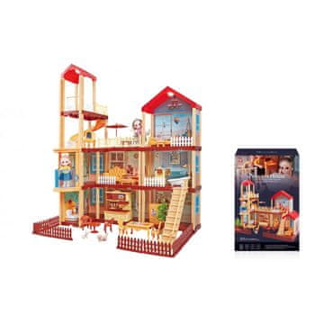 Denis Set za princeskino hišo, luč, baterije, 248-dij.