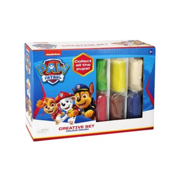Denis Paw Patrol, glina za modeliranje, 6x30g, 2 modelčka, orodje