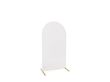 PartyDeco Prevleka za stojalo za lok, 150 cm x 80 cm, bela