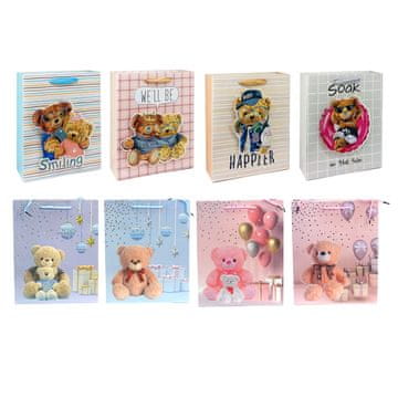 Denis Darilna vrečka 32*10*26 cm medvedki