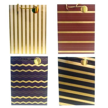 Denis Darilna vrečka 32*10*26 cm zlata