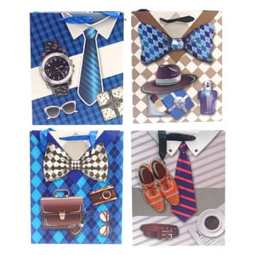 Denis Darilna vrečka 32x10x26cm moški svet