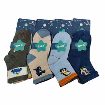 Denis Nogavice za dečke, 4/1 komplet, 4-8 let