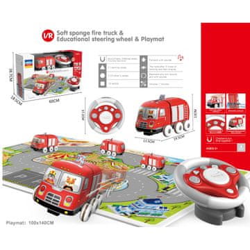 Denis R/C, daljinsko vodeno gasilsko vozilo s podstavkom