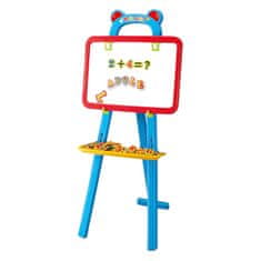 Denis 3v1, obojestranska tabla za brisanje, bela magnetna-črna pisala