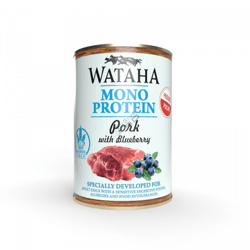 shumee WATAHA - MONO PROTEIN - Svinjina z borovnicami - 400 g