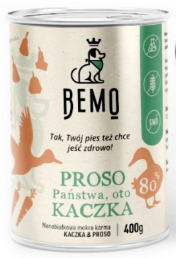 shumee BEMO - PROSO Dame in gospodje, to je RACA, monoproteinska hrana za pse - raca - 400 g