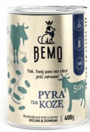 shumee BEMO - PYRA na GOAT - Monoproteinska mokra hrana za pse s kozo - 400 g