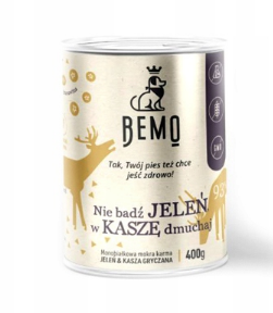 shumee BEMO - Ne bodi JELEN, pihaj na KAŠLJO - Monoproteinska hrana - jelen - 400 g