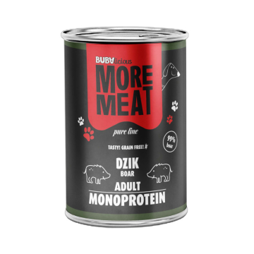 shumee BUBA - More Meat - Monoproteinska hrana za odrasle pse - Divji prašič - 400 g