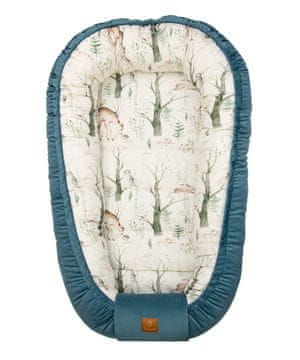 shumee Bambusov otroški kokon - Gozdni raj, zelen