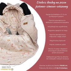 shumee Prevleka za avtosedež - Forest Paradise, siva