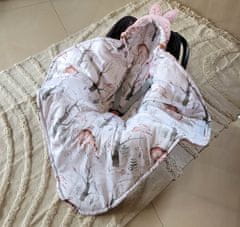 shumee Prevleka za avtosedež - Forest Paradise, roza