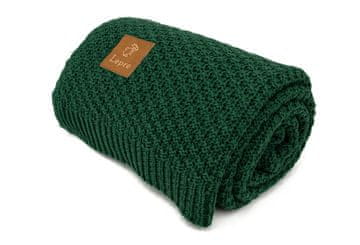 shumee Bambusova odeja 80x100 steklenico zelena