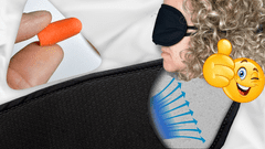 shumee Maska za oči za spanje, potovanja, letala