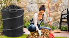 shumee ZLOŽLJIV KOŠ ZA LISTE, TRAVO, VRTNE ODPADKE, VELIK, OJAČAN, 172 L