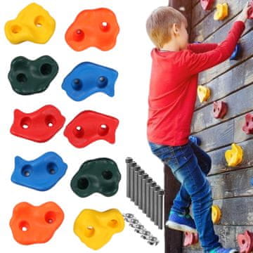 Mona Plezalni kamni, 10 kosov, za plezalne skale za otroke