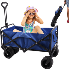 shumee ZLOŽLJIV VRTNI VOZIČEK ZA PLAŽO ZA PREVOZ 100 kg