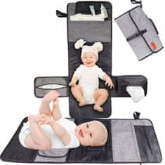 shumee PREVIJALNA PODLOGA ZA DOJENČKE, POTOVALNA PREVIJALNA MIZA, ZLOŽLJIV ORGANIZER