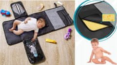 shumee PREVIJALNA PODLOGA ZA DOJENČKE, POTOVALNA PREVIJALNA MIZA, ZLOŽLJIV ORGANIZER