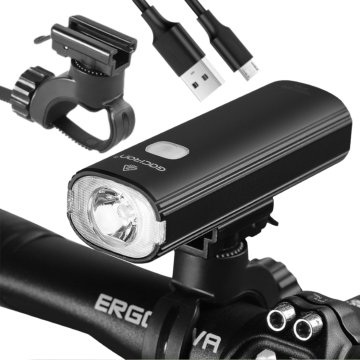 shumee LED KOLESARSKE SVETILKE SPREDNJE, 4 NAČINI, ŠIROKI KOT