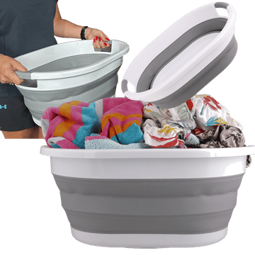 shumee ZLOŽLJIVA SILIKONSKA POSODA ZLOŽLJIVA KOŠARA ZA PERILO 25 L